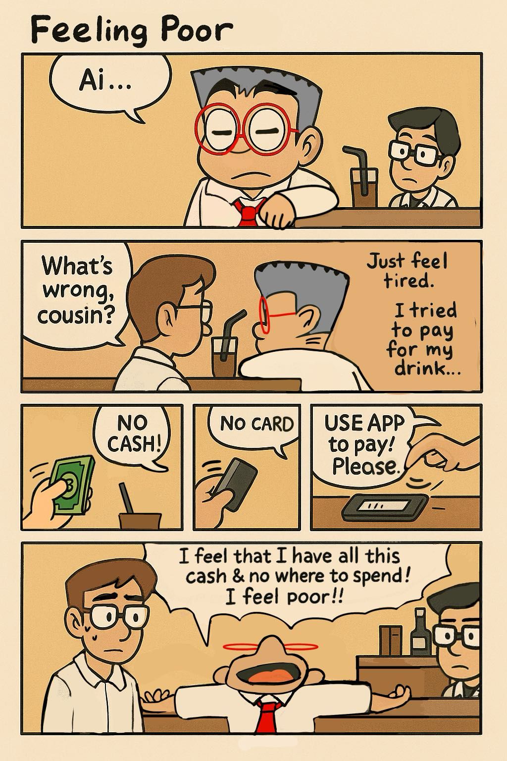 Sample multi-panel comic made with mikomiko by the community